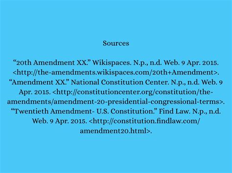 20Th Amendment Definition | Examples and Forms