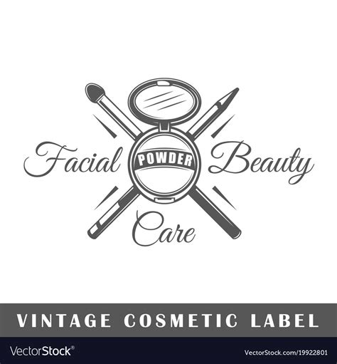 Cosmetic label Royalty Free Vector Image - VectorStock