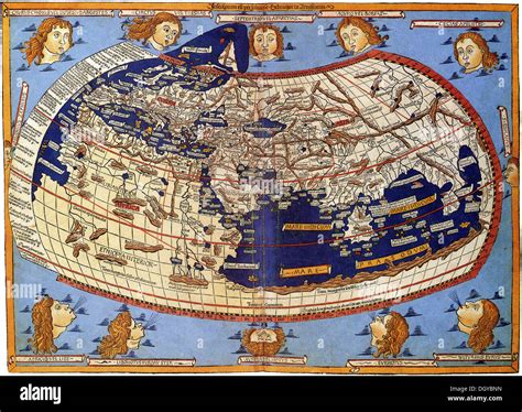 Ptolemys world map hi-res stock photography and images - Alamy