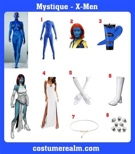 Mystique Costume Guide: Transform Into The X-Men Star