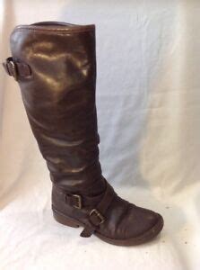 Office London Brown Knee High Leather Boots Size 38 | eBay