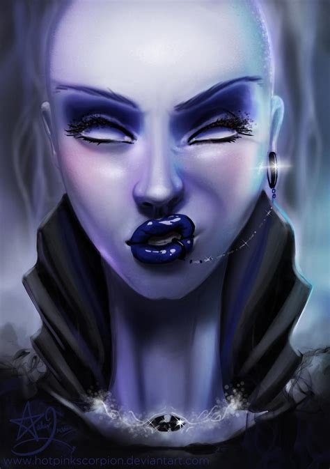 Sneer (Skin practice) by hotpinkscorpion on DeviantArt