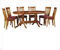 Oval Dining Table With Wooden Top at best price in Thalassery by Rubco Huat Woods Private ...