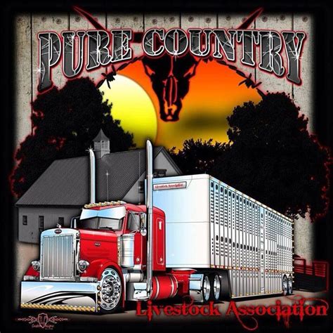 Truckin | Cattle trailers, Big trucks, Truck art