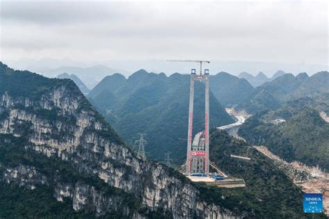 World's highest bridge to be completed in mid-2025 in SW China - SHINE News