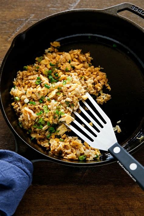 Breakfast Egg Fried Rice - My Korean Kitchen