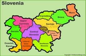 Slovenia Map | Maps of Slovenia