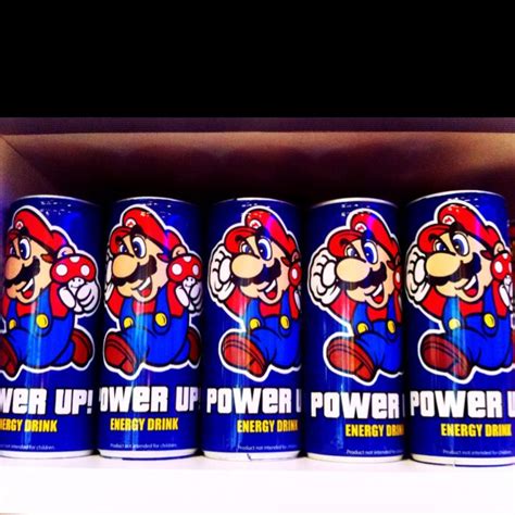 Mario "power up" Energy Drink @ nintendo store, nyc. | Nintendo store, Super mario bros, Energy ...