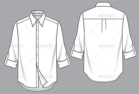 Mens Shirt Template Preview | Shirt sketch, Shirt template, Mens shirts