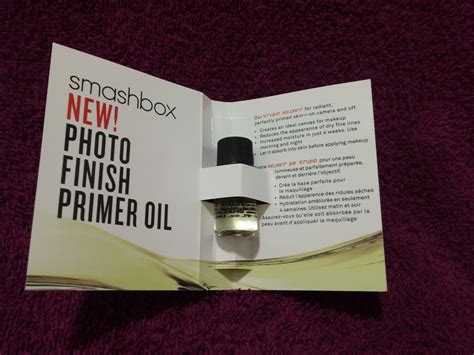 Smashbox Photo Finish Primer Oil reviews in Face Primer - ChickAdvisor