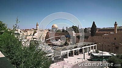 Holy Places in Jerusalem, a General View Stock Footage - Video of place, mosque: 79218072