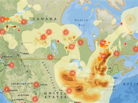 Canadian Wildfire Smoke Worsens New York's Air Quality | Southeast, NY ...