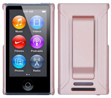 iPod Nano 7th Generation Case with Clip, Nakedcellphone Hard Shell Case ...