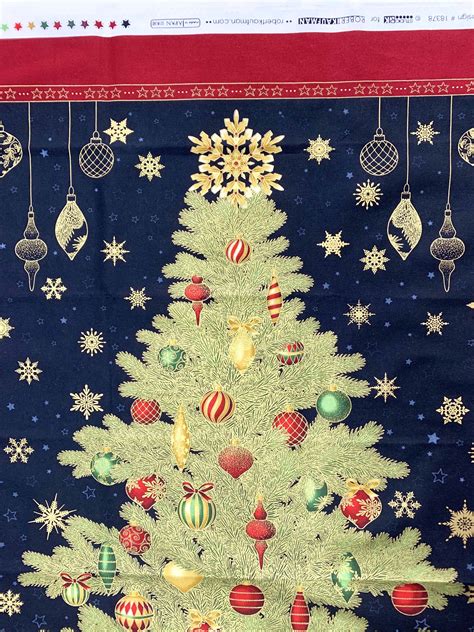 'Winter's Grandeur' Christmas fabric panel - Melann's Fabric & Sewing ...