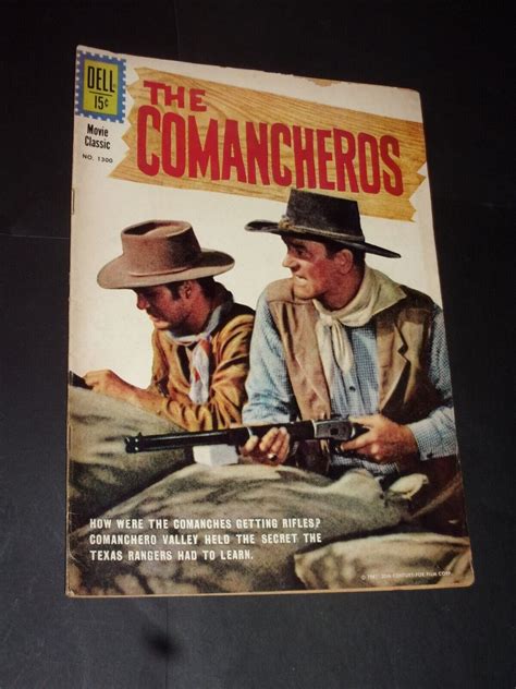 1961 JOHN WAYNE THE COMANCHEROS #1300 DELL COMIC 4 COLOR (Fine ...