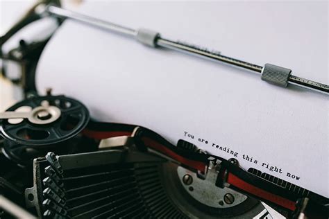 HD wallpaper: Closeup view of typing quotes on the old typewriter ...