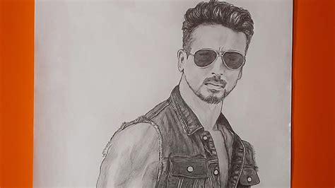 Tiger Shroff Drawing Easy : Drawing Tiger Shroff || Pencil Sketch ...