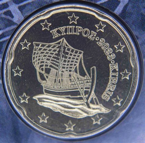 Cyprus 20 Cent Coin 2023 - euro-coins.tv - The Online Eurocoins Catalogue