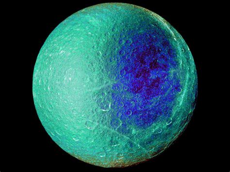 Saturn's Moon Rhea - Universe Today