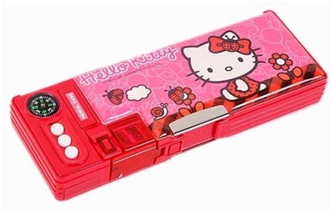 Flipkart.com | Sanrio Hello Kitty Character Face Art Plastic Pencil Box ...