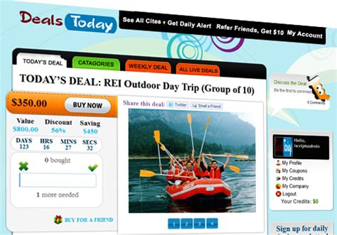 PHP Daily Deals Software Groupon LivingSocial website Clone