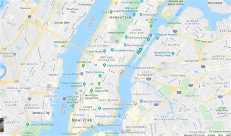 Explore Map of Manhattan NY | Detailed NYC Tourist Maps, Streets