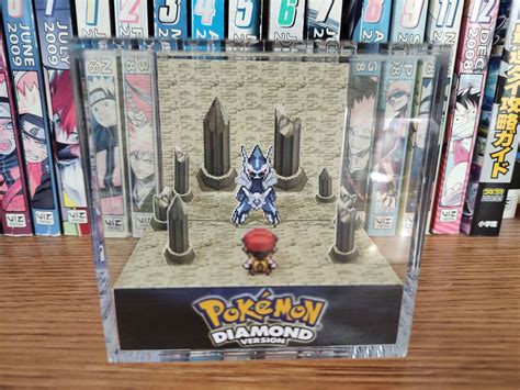 Dialga Palkia (Spear Pillar), Dialga Palkia 3D Diorama Cube, Dialga ...