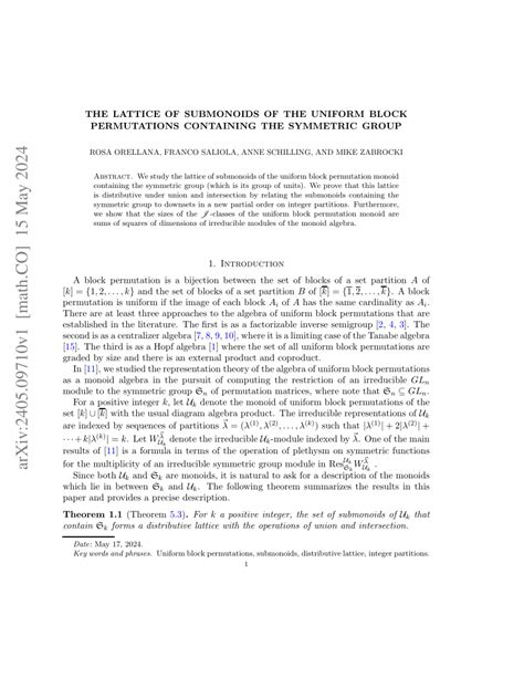 (PDF) The lattice of submonoids of the uniform block permutations containing the symmetric group