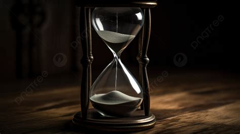 Timer And Sands In A Wooden Hourglass Background, Hour Glass Picture Background Image And ...