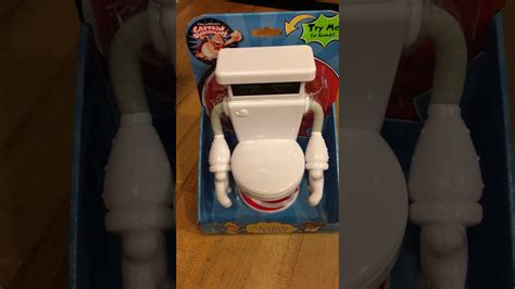 Captain Underpants hilarious Talking toilet toy. Nice "white elephant gift" Xmas stocking ...