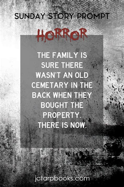 Horror Writing Prompts — JC Tarp Books & Editing