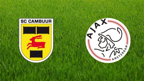 SC Cambuur vs. AFC Ajax 2016-2017 | Footballia