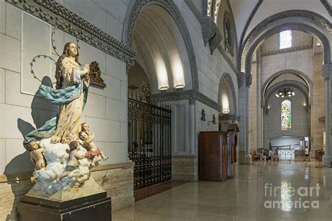 Religious Statue Inside Manila Cathedral Interior In Philippines Photograph by Jacek Malipan