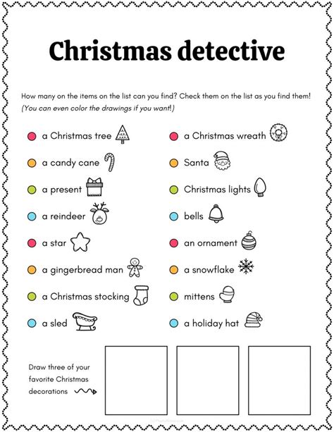 4 printable Christmas activities to try with your kids – Playful Notes