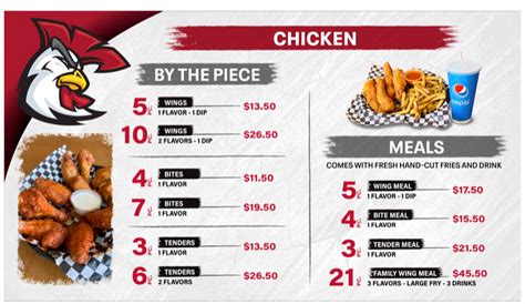 Our Menu - Wicked Chicken Wings- Santa Clara