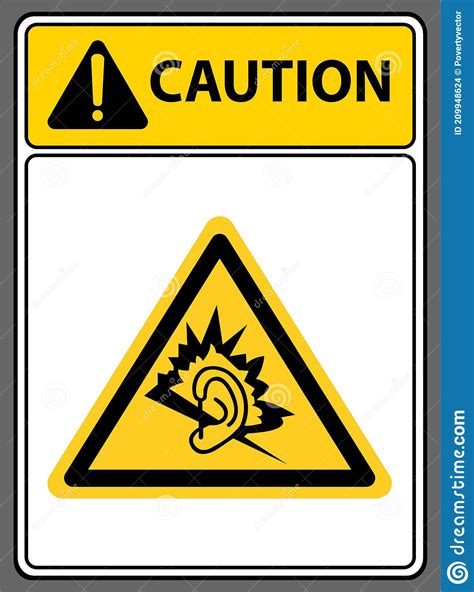 Noise Pollution Warning Sound that is Excessively Loud Stock Vector - Illustration of warn ...