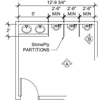 StonePly Natural Stone Urinal Screens - Stone Panel Information