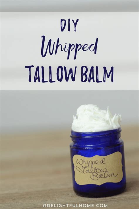 How to Make Whipped Tallow Balm - A Delightful Home