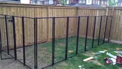 Backyard Renovation Building the Dog Fence part 2 #backyardideasfordogs | Backyard dog area, Dog ...