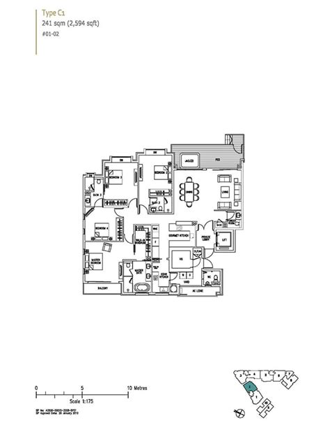 Bishopsgate Residences Floor Plans Singapore - Excellent Layout