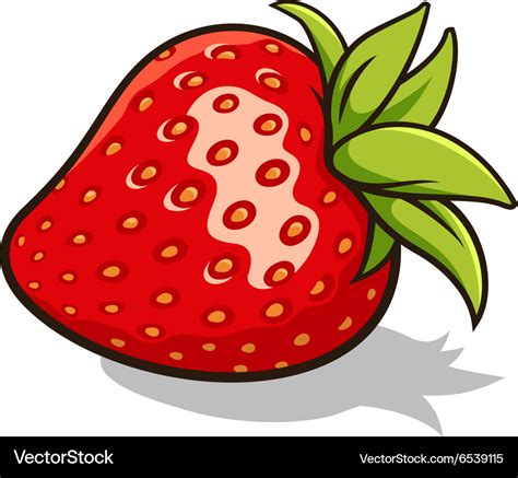 Strawberry 001 Royalty Free Vector Image - VectorStock