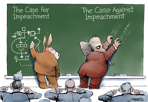 Political Cartoon U.S. Case Against Impeachment GOP Nails On Chalkboard ...