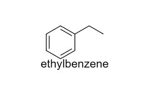 Draw the structure of ethylbenzene. | Study.com