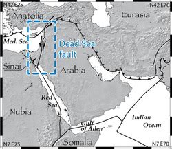 Strike-slip fault kinematics, Dead Sea fault - Active Tectonics Lab