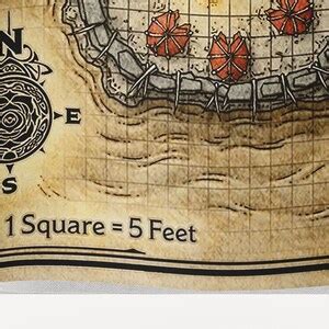 Sotdq Camp Battlemap Print on Thick Poster Paper or Heavy Cotton Canvas ...