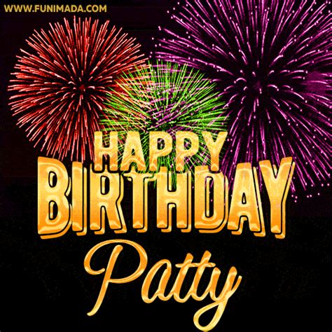 Happy Birthday Patty GIFs - Download on Funimada.com