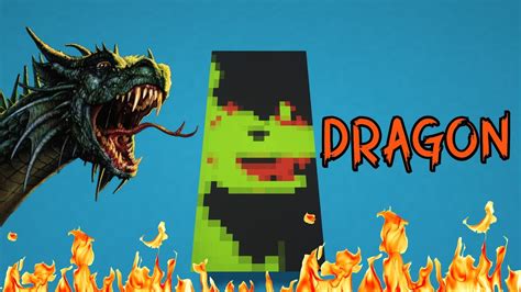 How to make a DRAGON in Minecraft! (Banner Design Ideas) - YouTube