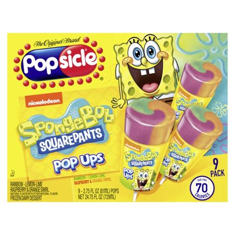 Popsicle Pop Ups Spongebob Squarepants (2.75 fl oz) - Instacart