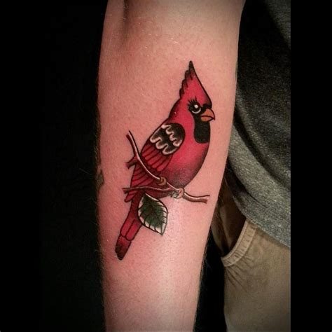 Traditional Cardinal - Bird Tattoos - Last Sparrow Tattoo