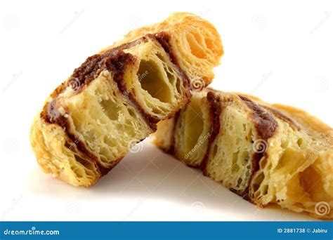 Sliced Chocolate Danish Pastry Royalty Free Stock Photos - Image: 2881738